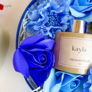Hộp tròn màu navy thanh lịch