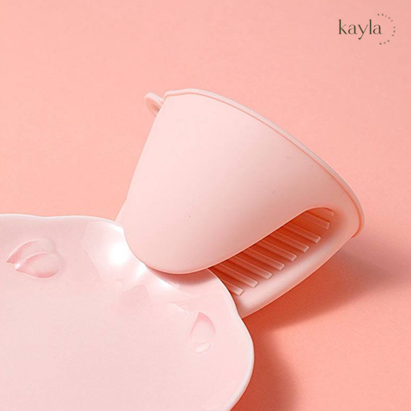 Bao Tay Silicone Cách Nhiệt Nhấc Nồi Chống Nóng An Toàn