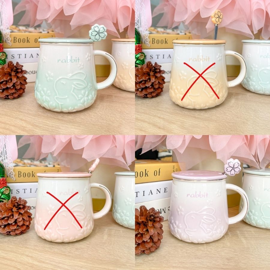 Ly Sứ Rabbit Hình Chú Thỏ Đáng Yêu Làm Quà Tặng