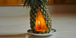 cách làm trái thơm đốt nến