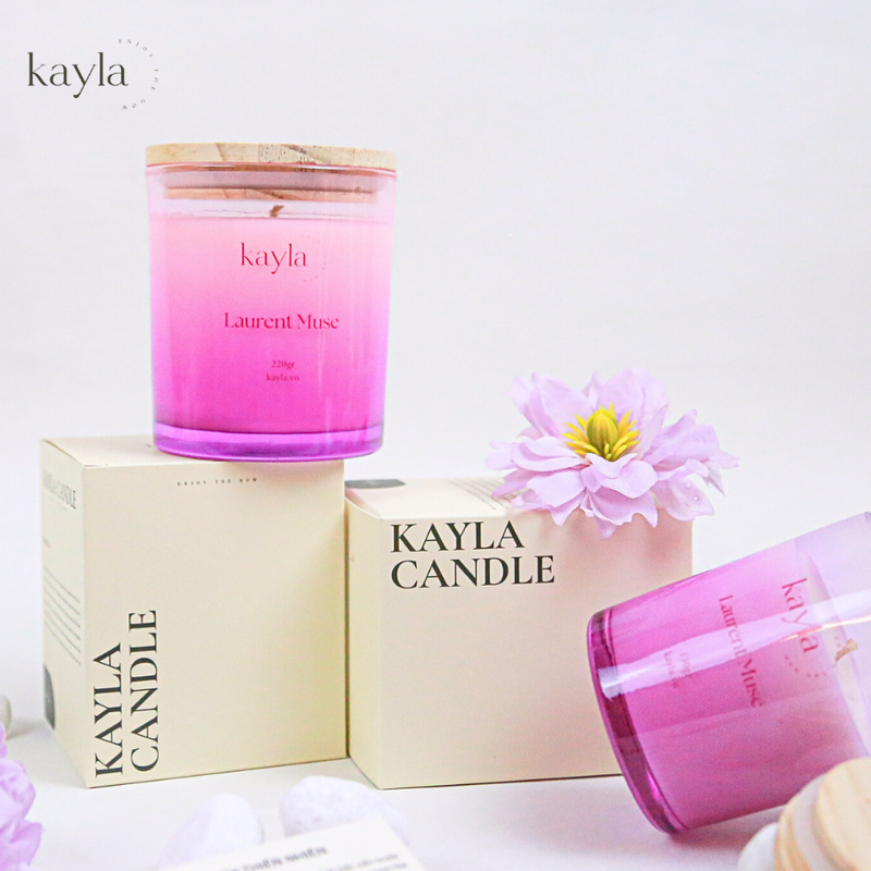 Nến Thơm Laurent Muse Hương Thanh Khiết