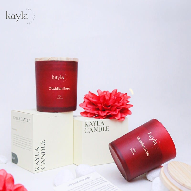 Nến Thơm Obsidian Rose Hương Gợi Cảm
