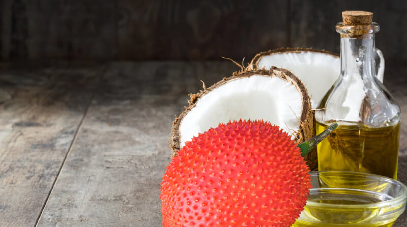 cách làm tinh dầu dừa gấc