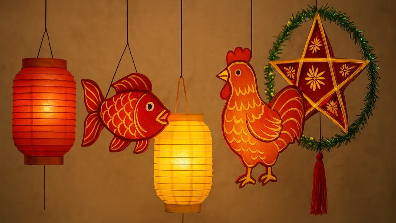 các mẫu đèn trung thu đẹp