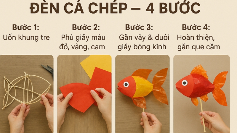 cách làm lồng đèn trung thu
