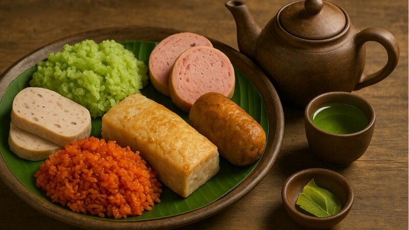mâm cỗ trung thu