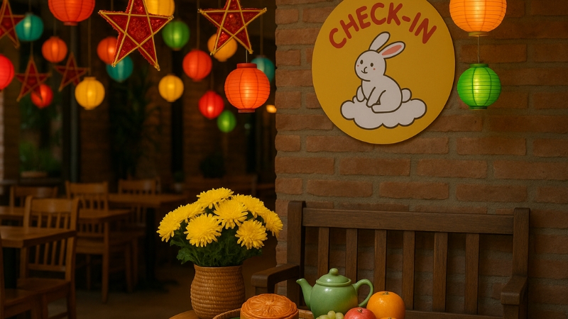 ý tưởng trang trí trung thu