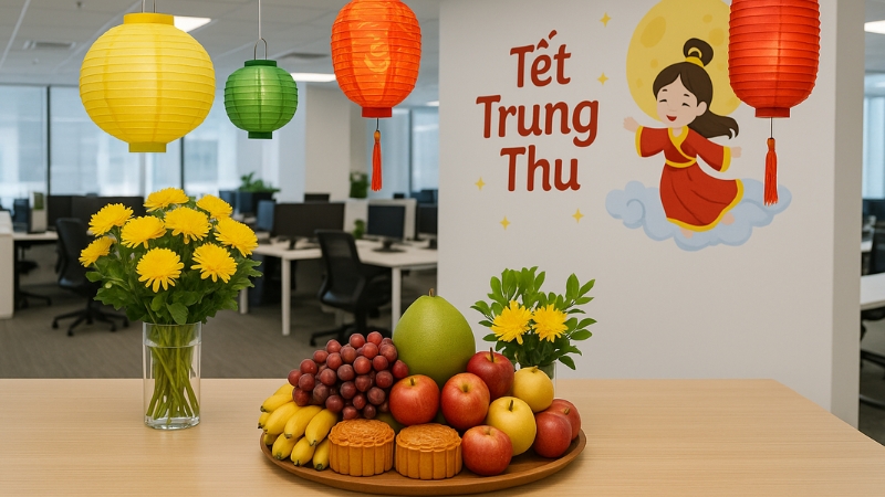 ý tưởng trang trí trung thu