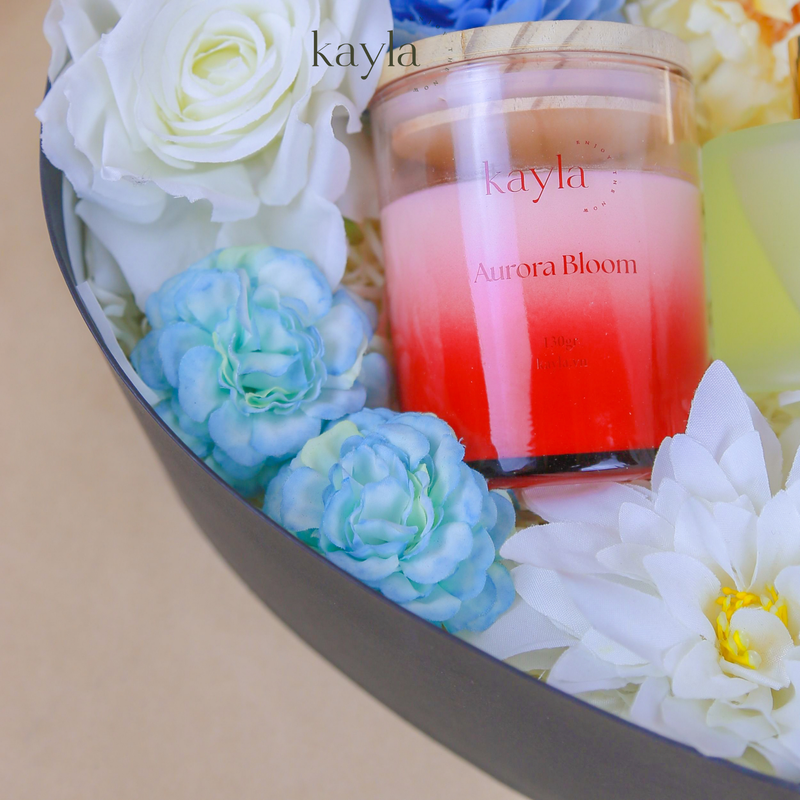 Set Quà Nến Thơm Aurora Bloom Sắc Hoa
