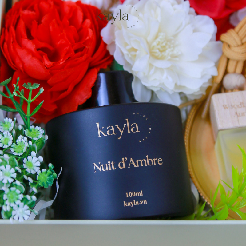 Set Quà Tinh Dầu Khuếch Tán Nuit d'Ambre Nồng Ấm