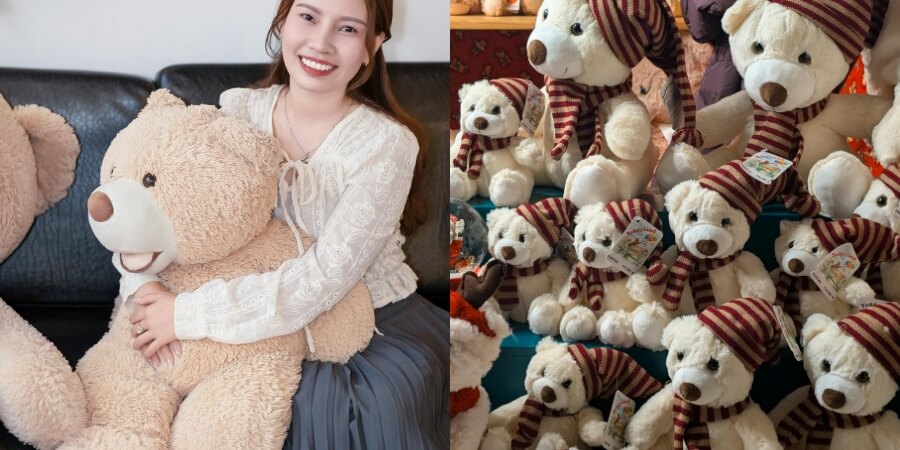 có nên tặng gấu bông cho bạn gái​